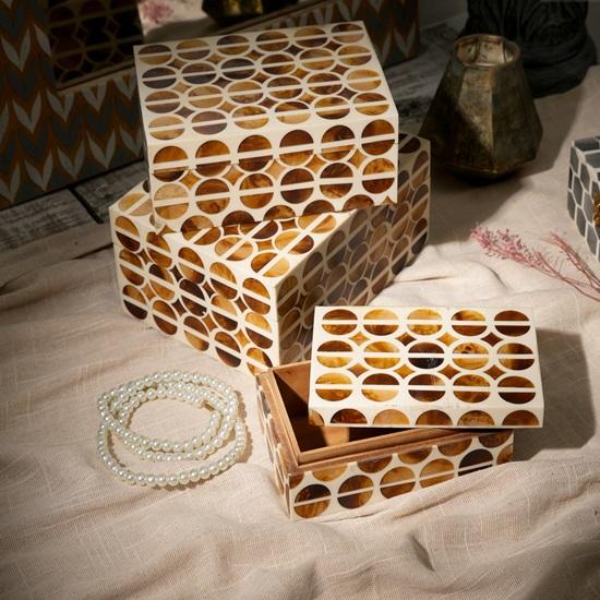 Pack Of 1 Canary Jewellery Box Material Epoxy Resin Small