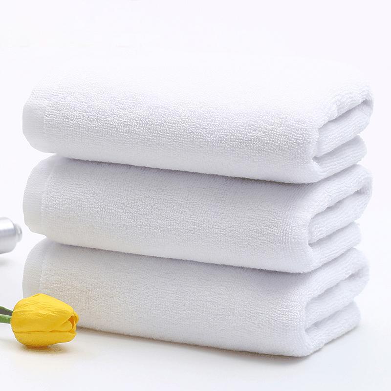 JinHao Pure White Cotton Towel