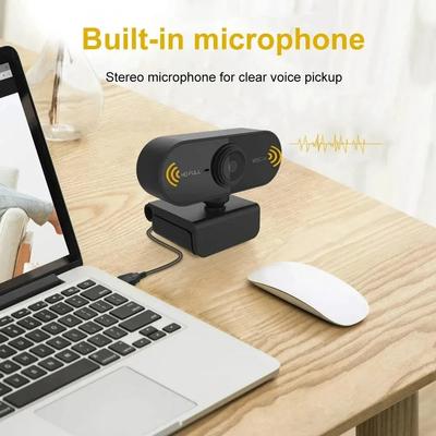 1080P Hd Usb Computer Camera With Built In Microphone Tripod For Work Video Conferencing Web Network Cam Use