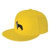 Fashion Bernese Mountain Dog  Holiday Christmas Dog Flat Brim Sun Hat  Light Vintage Cap For Women