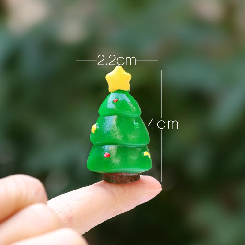 Handmade Mini Christmas Tree DIY Landscape Ornaments for Desktop