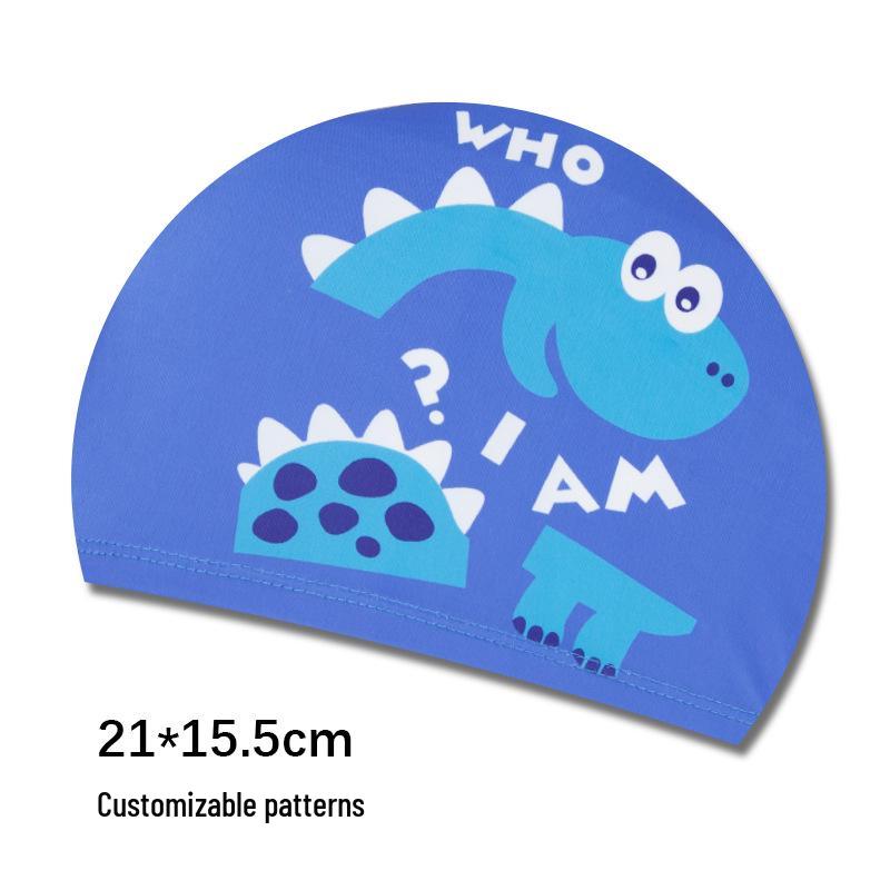 Söta tecknade badmössor för barn med öronproppar - Lös passform för pojkar och flickor