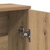Bathroom Cabinet with Toilet Paper Holder Artisan Oak Finish 39 X 22 X 90 Cm