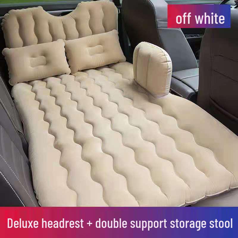 Inflatable Car Mattress for SUV and Sedan - Folding Travel Bed for Sleep and Self-Driving Tours
