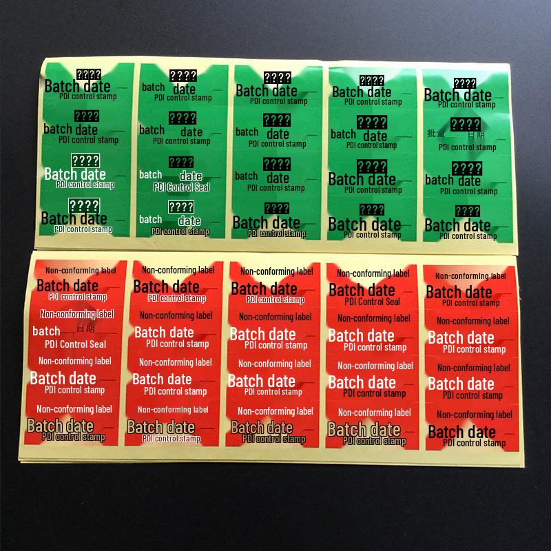 Rectangle Self-Adhesive Color Label Stickers for Logo Printing