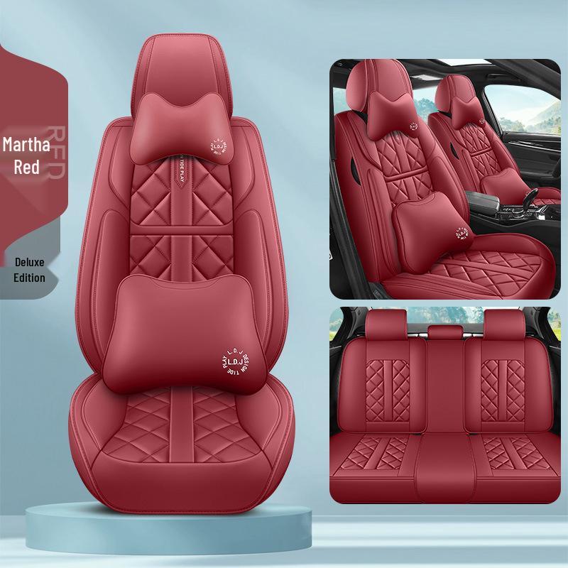 Faux Leather Car Seat Covers for Bluebird Sylphy Classic, Qashqai, Tiida Sun