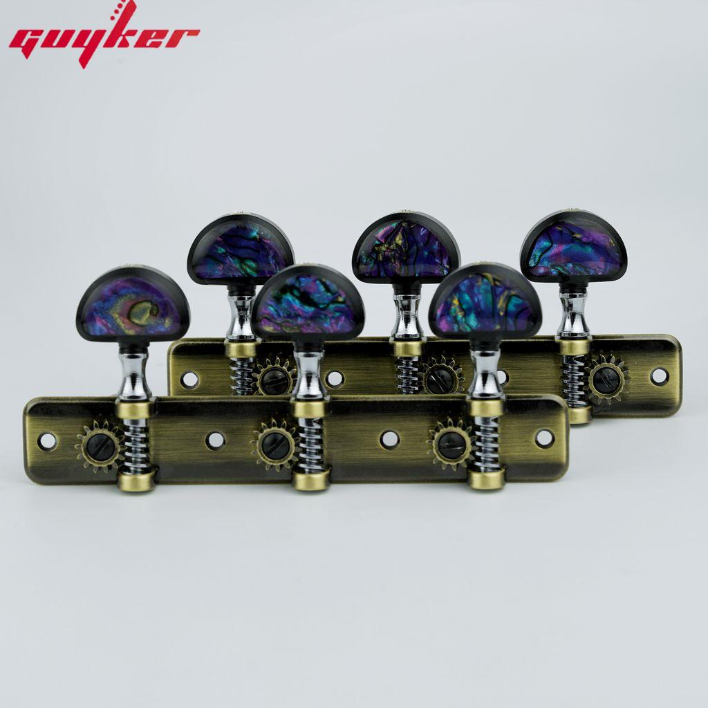 1 Set Acoustic Classical Guitar Tuning Keys Steel Pegs Machine Heads Four Options To Choose