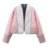 Retro Fashion Quilted Cotton Printed Two-sided Cotton Jacket