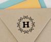 Printtoo Alphabet H Monogram Octagon Celtic Swirl Frame Self Inking Rubber Stamp Office