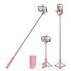Handheld Mobile Phone Selfie Stick with Fill Light Selfie Rod Live Streaming Bracket  Girl