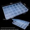 Transparent DIY Jewelry Storage Box - Detachable and Stackable Organizers for Tools and Earrings