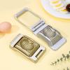Aluminum Alloy Cut Hard Eggs Egg Slicer Heavy Duty Metal Boiled Eggs Cutter Manual Cutting Ham Fruit Kitchen Gadgets