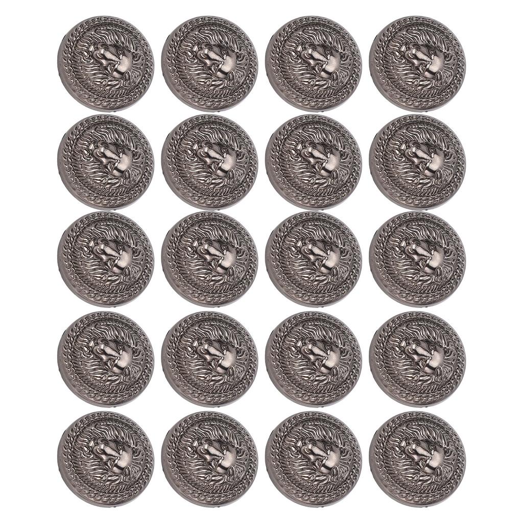 20 Sets   Rivet 24mm Diameter Vintage Decorative Zinc Alloy   Head Rivet Button with 7mm Screws