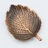 Elegant Nordic Maple Leaf Coaster Luxurious Red Copper Metal Durable and Waterproof Perfect for Home Decor Protects Surfaces from Spills