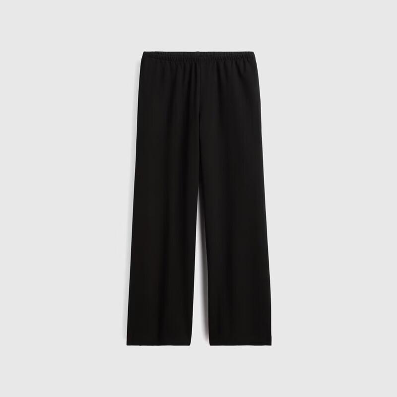 GAP Women's Casual Straight-Leg Elastic Waist Trousers