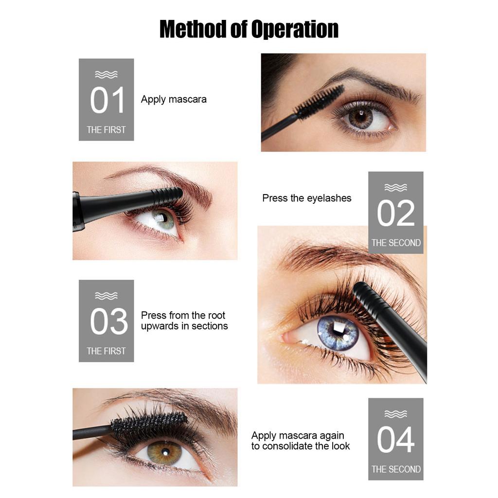 Heated Eyelash    Re able Silicone Brush Head Portable Electric Eyelash    for Women