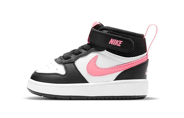 Nike Court Borough Mid White Sunset Pulse TD CD7784-005 22