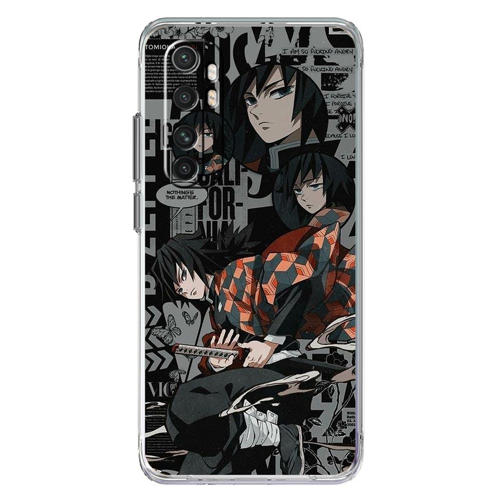 Kimetsu No Yaiba Anime Demon Slayer For Xiaomi Poco X3 NFC F3 M3 X4 M4 Pro 5G Phone Case Mi 11 Lite Ultra 11T 11X 12 11i Cover