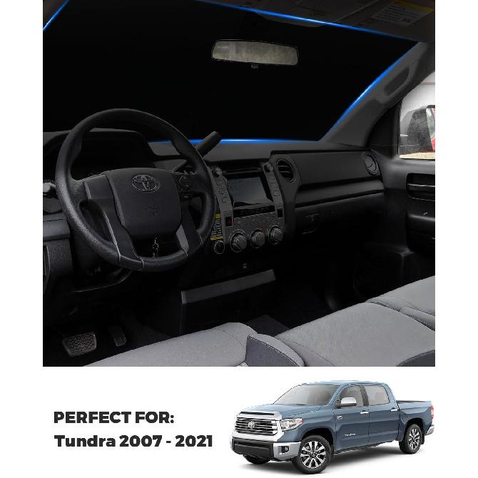 2025 Upgrade Front Windshield Sunshade Fit For Toyota Tundra 2007- Reflector Foldable Car Shade Automotive Windshield Sunshades Toyota Tundra