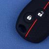 1Pcs Silicone Car Key Case Remote Car Key Cover Car Key Protector 2/3 Buttons Key Fob Cover Keys Accessories