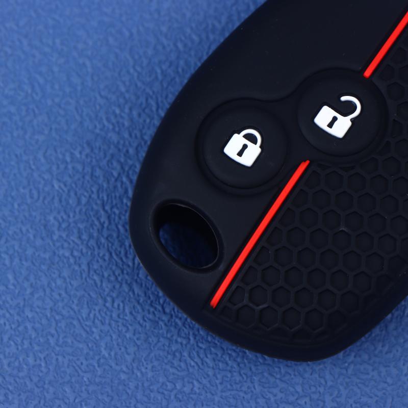 1Pcs Silicone Car Key Case Remote Car Key Cover Car Key Protector 2/3 Buttons Key Fob Cover Keys Accessories