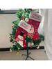 1PC Cartoon Snowman Old Man Elk Pattern Christmas Socks Gift Bag New Year Christmas Decorations Pendant Gift Props