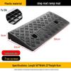 Outdoor Plastic Car Step Ramp for Door Sills and Stairs