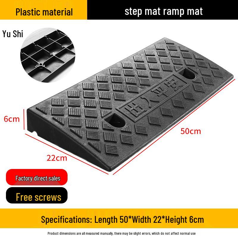 Outdoor Plastic Car Step Ramp for Door Sills and Stairs