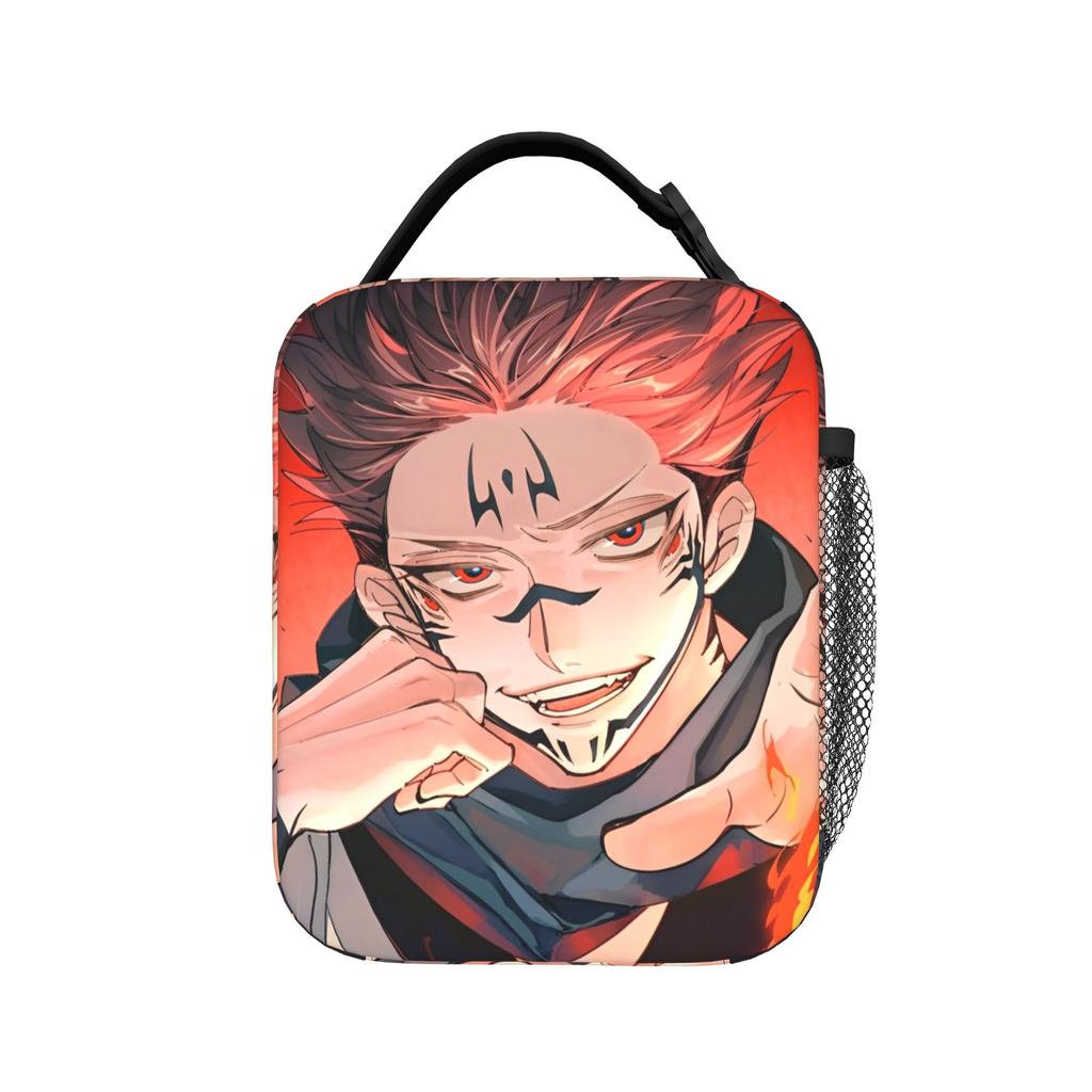 Yuji Itadori From Insulated Lunch Bag Leakproof Jujutsus Kaisens Anime Reusable Thermal Bag Tote Lunch Box College Travel