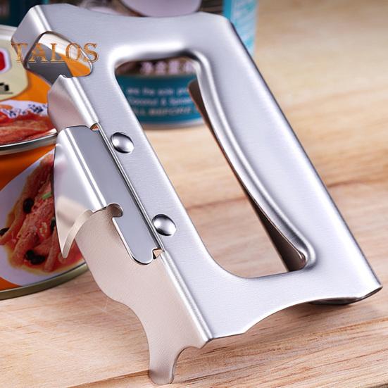 Multifunktionell burköppnare i rostfritt stål Enkel ölflasköppnare Köksförsörjning
