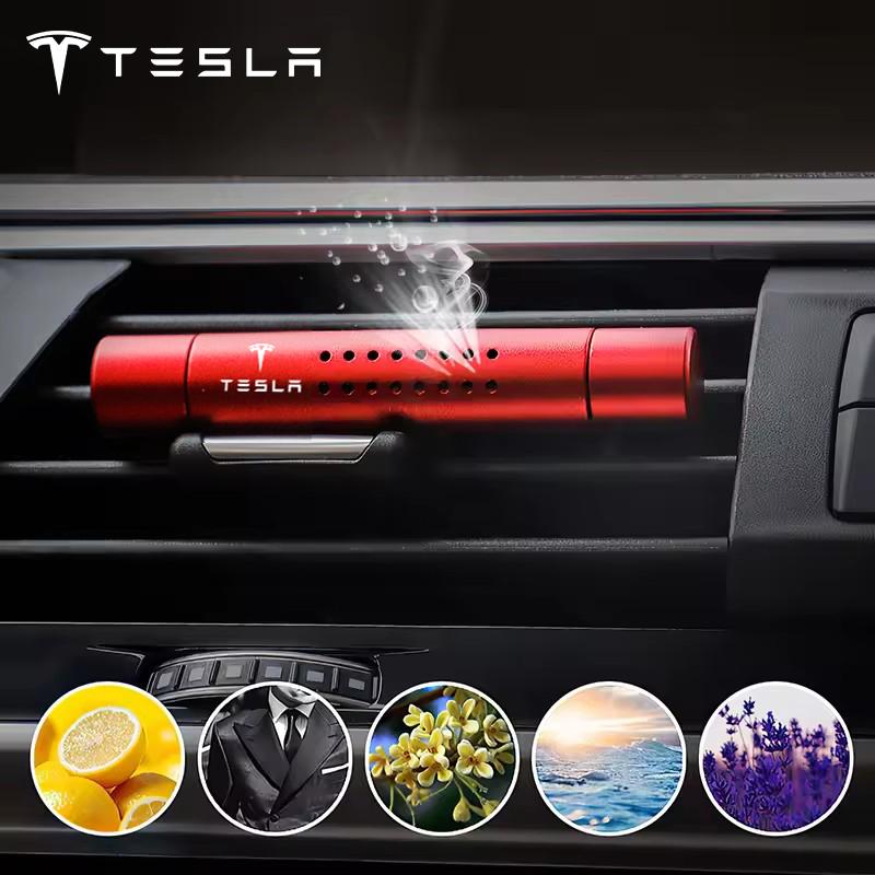 Car Air Outlet Fragrance Clip Air Freshener Auto Accessories For Tesla Model 3 Y S X Cybertruck Juguete Roadster Coil Bonina