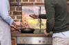 2x GLASS PROTECTIVE PLATE FOR STOVE 40x52 PARIS