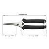 Stainless Steel Fruit Picking Shears With Sharp Blades Non Slip Handles For Gardening Harvesting Fruits Vegetables Flowers