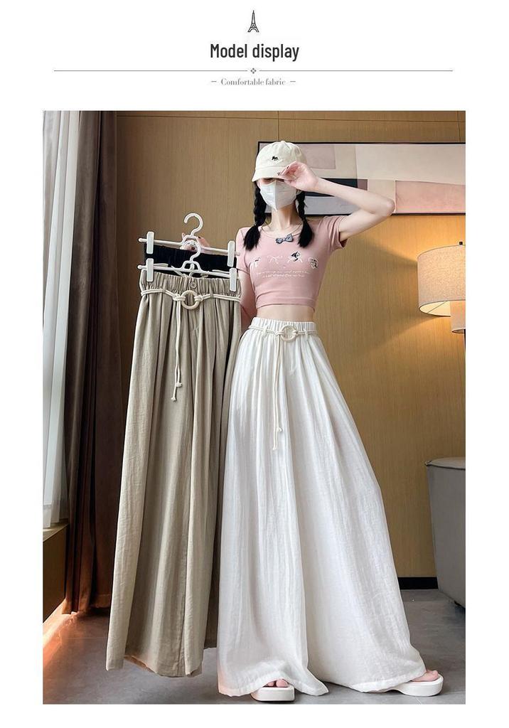 Autumn Plus Size Wide-Leg Skirt-Pants: Flattering Long Drapey Slimming Design
