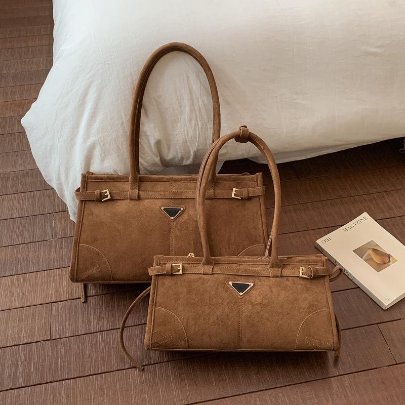 Modische Eimer-Tasche, Tägliche Pendler-Einkaufstasche mit einer Schulter, Einfache und Nischen-Achseltasche