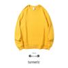 Felpa Girocollo Oversize Pesante da 380g in Puro Cotone, Colore Unito, Stile Primavera/Autunno, con Logo/Testo Personalizzato Stampato.