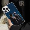 Coque de téléphone D-Daft Punk Band France Pour IPhone 17 16 15 14 13 12 11 Pro Max Plus Couverture Ondes d'Eau Aurore