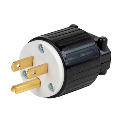 3-Pole 3-Wire NEMA L5-30P 125V 30 amp Industrial Twist Lock Male Plug Adapter