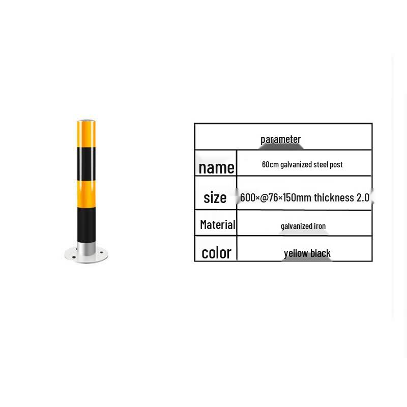 Galvanized Steel Road Warning Post