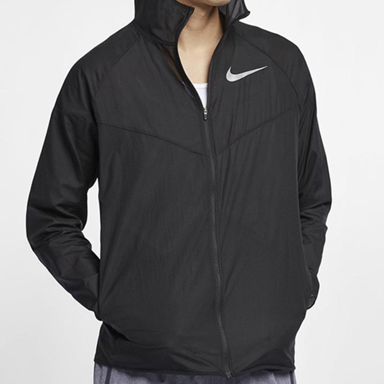Nike Windrunner Running Sports Windbreaker Men Jackets Black AR0258-011