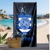 Queens Park Rangers FC Personalisiertes Bedrucktes Strandtuch Fußballlogo Unterstützung Benutzerdefinierter Name Text Saugfähiges Handtuch für Sport Reisen Besonderes Geschenk
