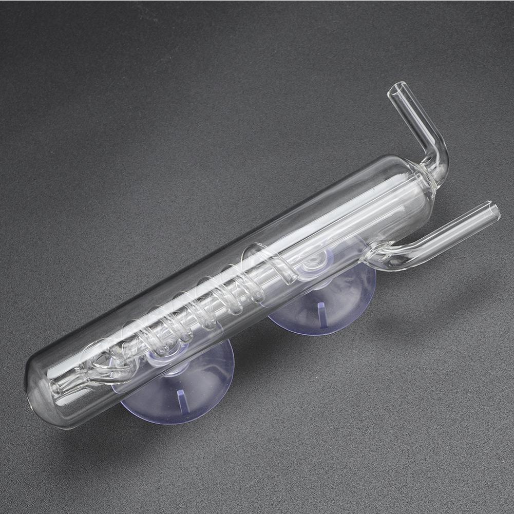 Bubble Counter, Glass Material with Replaceable Suction Refiners for Aquarium CO2 System Vertical Configuration