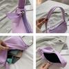 Top Handle Retro Forearm Bag Underarm Style Western Style Bag Bow Handbag  Casual Wear