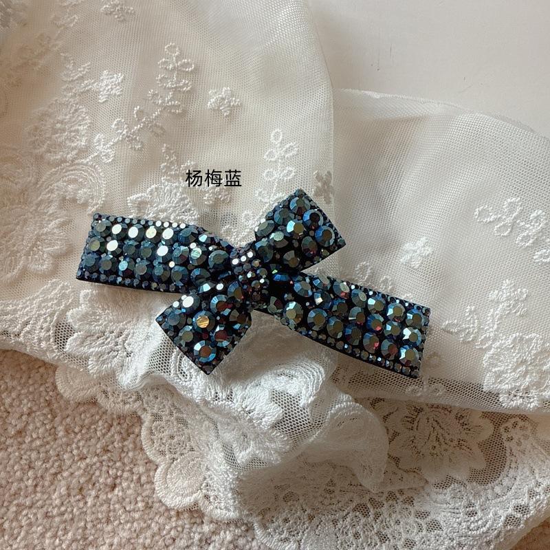 

New Diamond-Encrusted Bow Hair Clip for Women