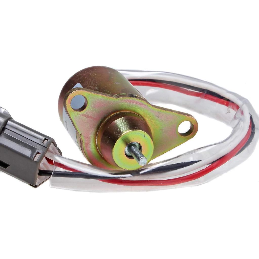 Fuel Shutoff Solenoid 129612-77940 YM129612-77940 Compatible with Yanmar 4TNV98 4TNV94 Engine
