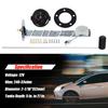 Universal 2" 52mm Fuel Level Gauge Car Vehicle Meter with Fuel Float Sensor White LED Light Black Shell Automotive Gauges 12V