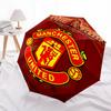 Personalized Name M-Manchester Print Umbrella, UV Shielding. It Has Eight Sturdy Ribs for Outdoor Use And Perfect As a Holiday Gift