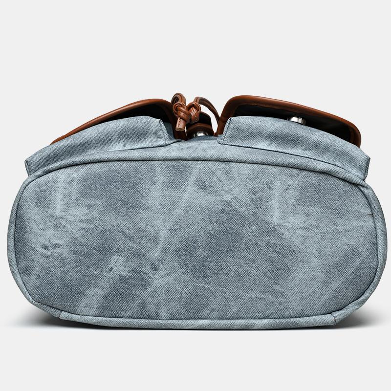Vintage Color Block Backpack Women's Lightweight Backpack