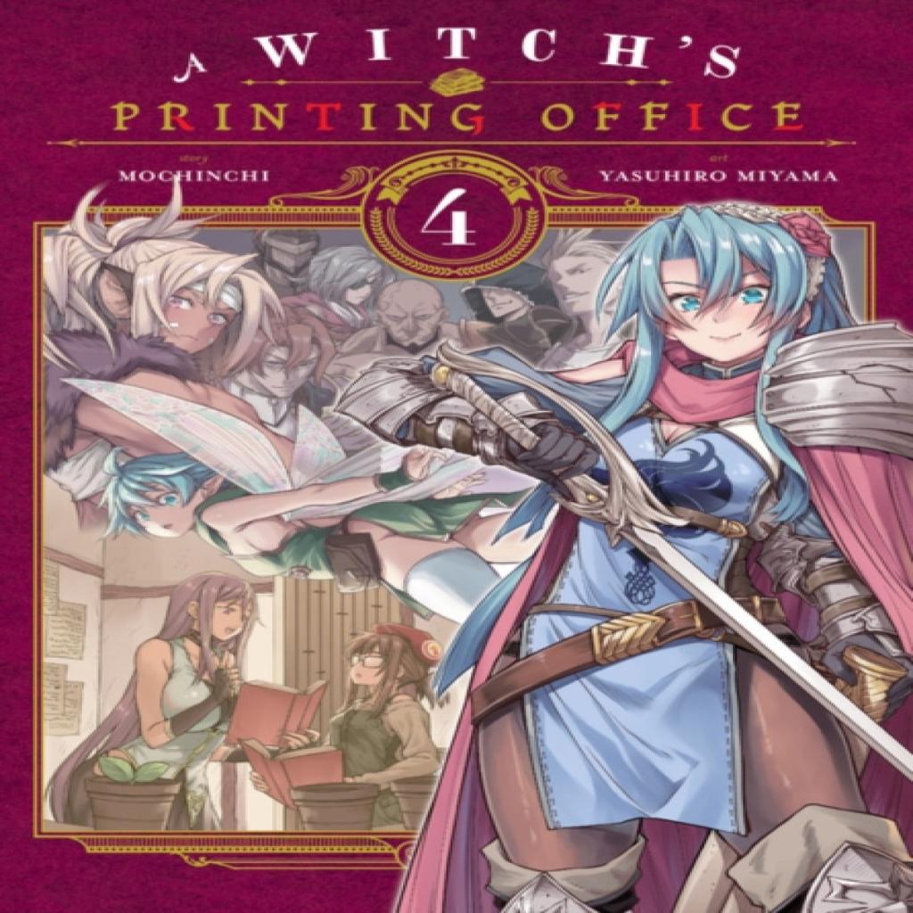 A Witchs Printing Office Vol. 4 by Yasuhiro Miyama Paperback Book 9781975316990