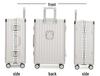 Durable Universal Wheel Leather Trolley Suitcase: Multipurpose Carry-On for Men and Women